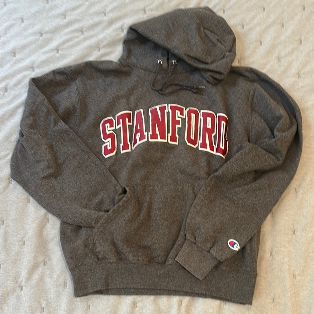 Champion Gray Stanford Collegiate Hoodie
